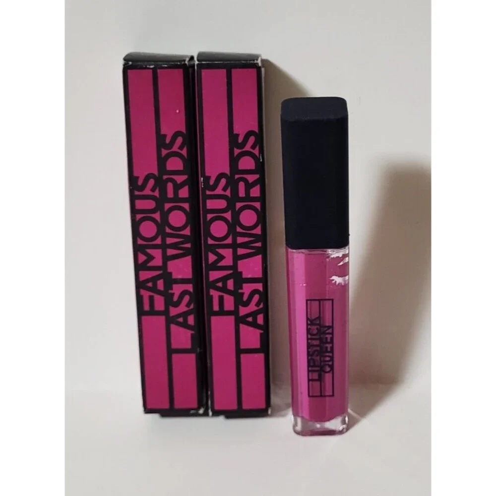 2 x LIPSTICK QUEEN Famous Last Words Lip Gloss Makeup ~ ROSEBUD ~  0.2 fl oz